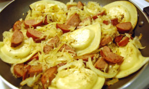 recipes sausage house biala kielbasa with pierogi and sauerkraut recipe