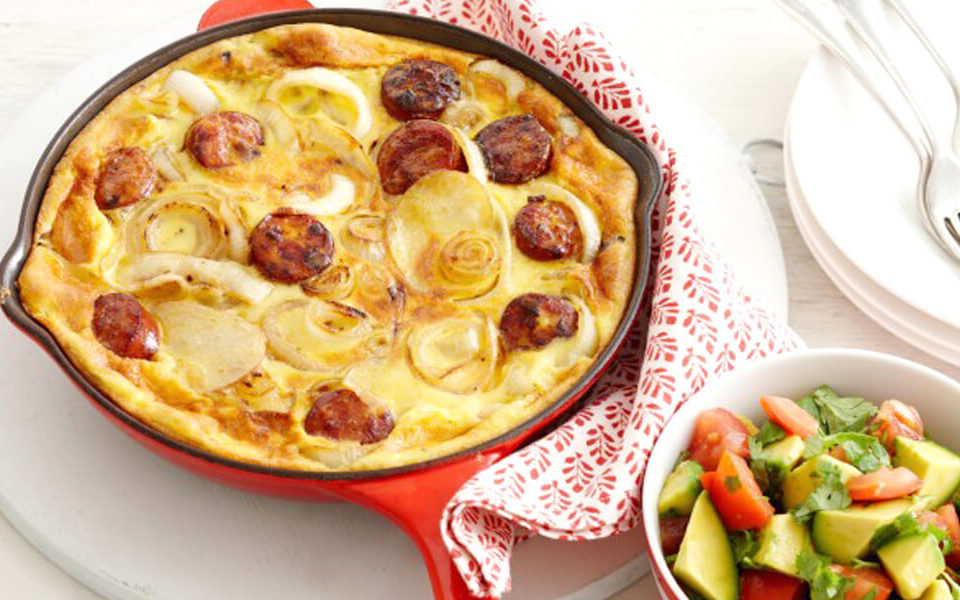 recipes sausage house potato and chorrizo fritta